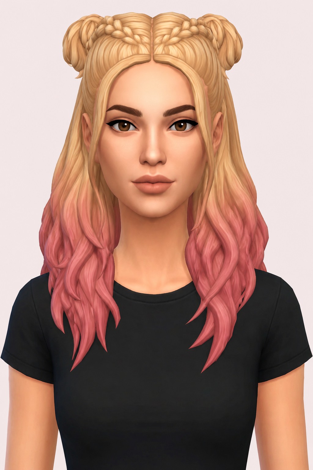 Kira Hair custom content (CC) for Sims 4 by aharris00britney