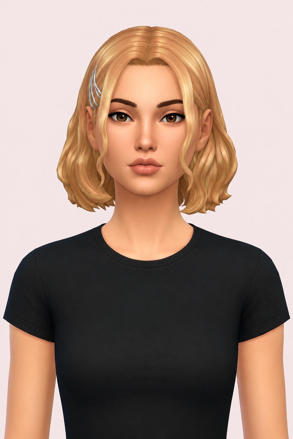 Leah Hair custom content (CC) for Sims 4 by aharris00britney