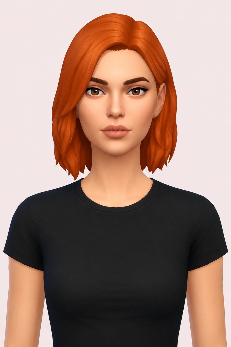 Lydia Hair custom content (CC) for Sims 4 by aharris00britney
