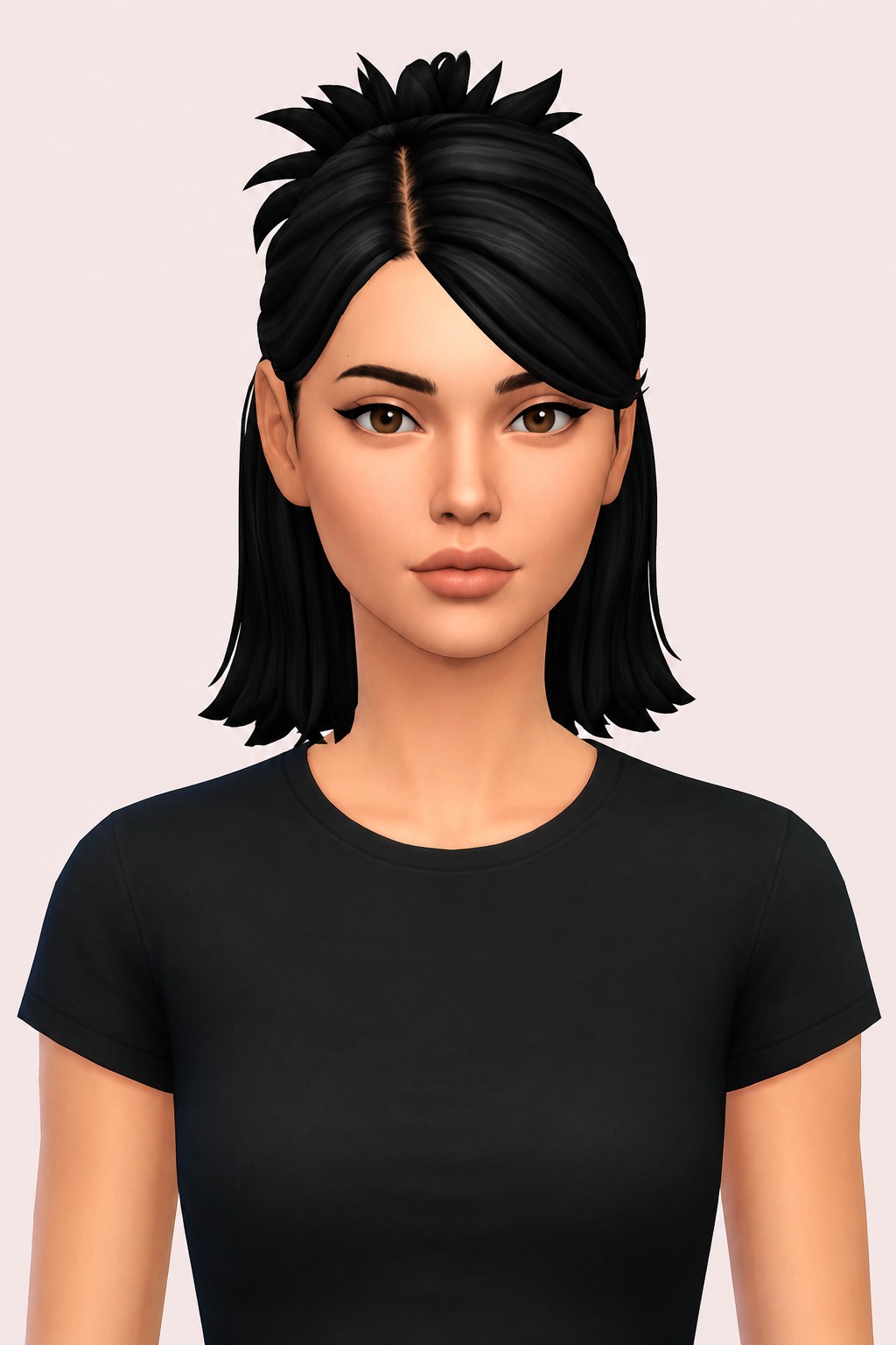 Maddie Hair custom content (CC) for Sims 4 by aharris00britney