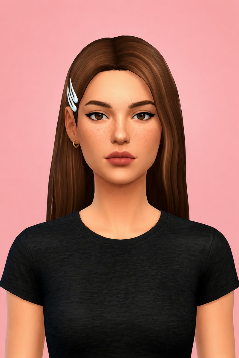 Maddie Hair custom content (CC) for Sims 4 by aharris00britney