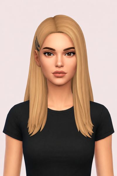 Madison Hair custom content (CC) for Sims 4 by aharris00britney