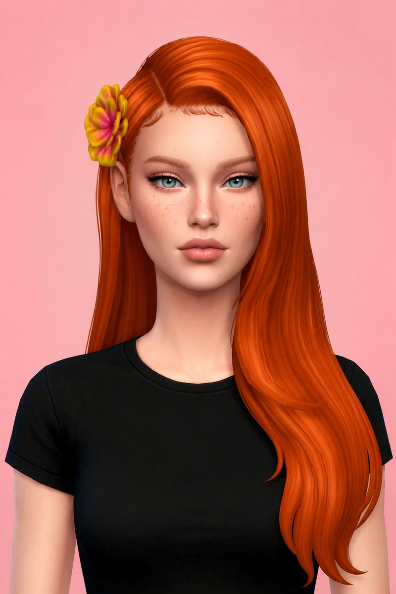Malibu Hair custom content (CC) for Sims 4 by aharris00britney