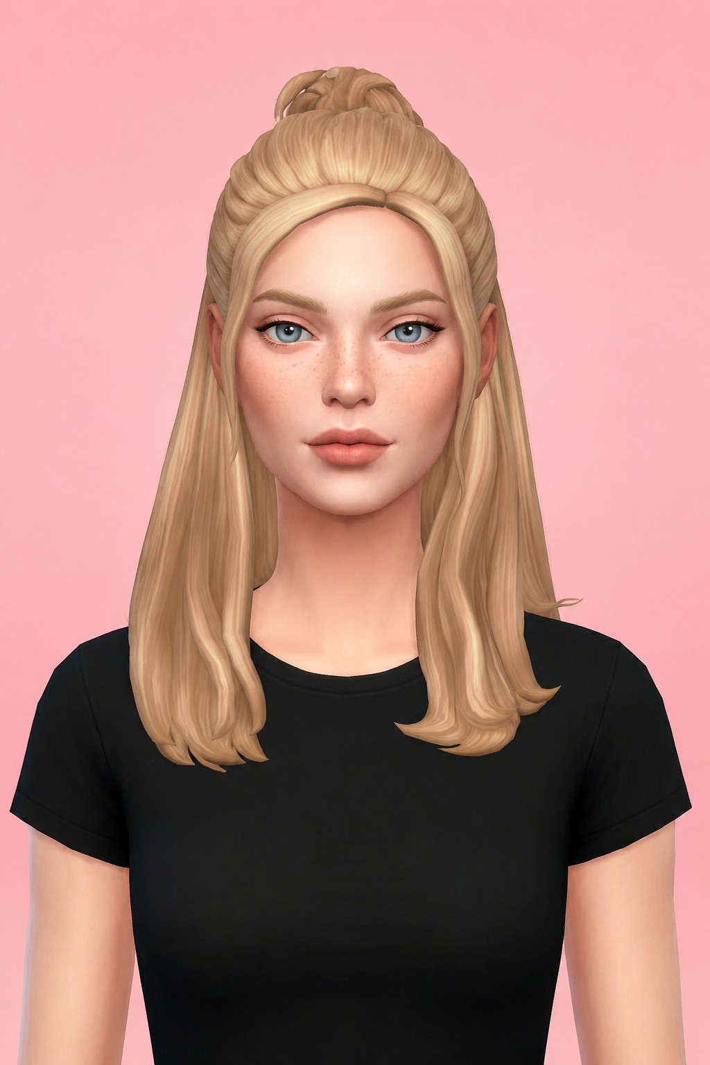 Marci Hair custom content (CC) for Sims 4 by aharris00britney