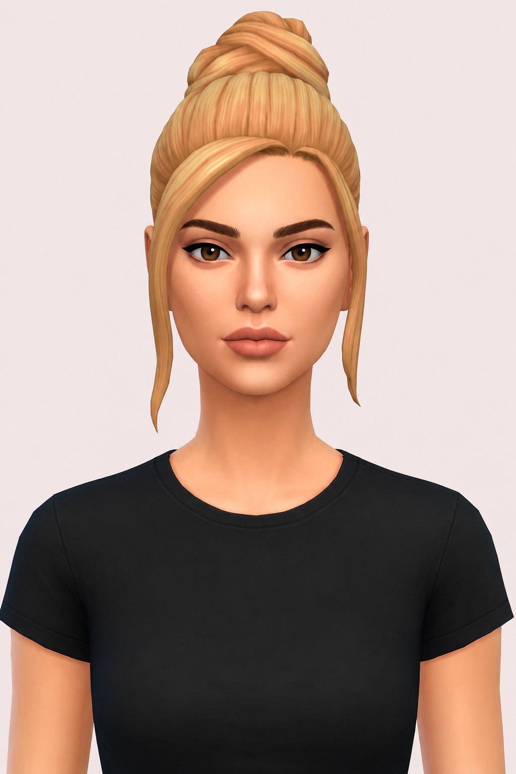 Marie Hair custom content (CC) for Sims 4 by aharris00britney