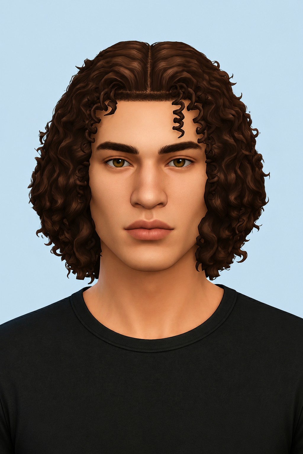 Mateo Hair custom content (CC) for Sims 4 by aharris00britney