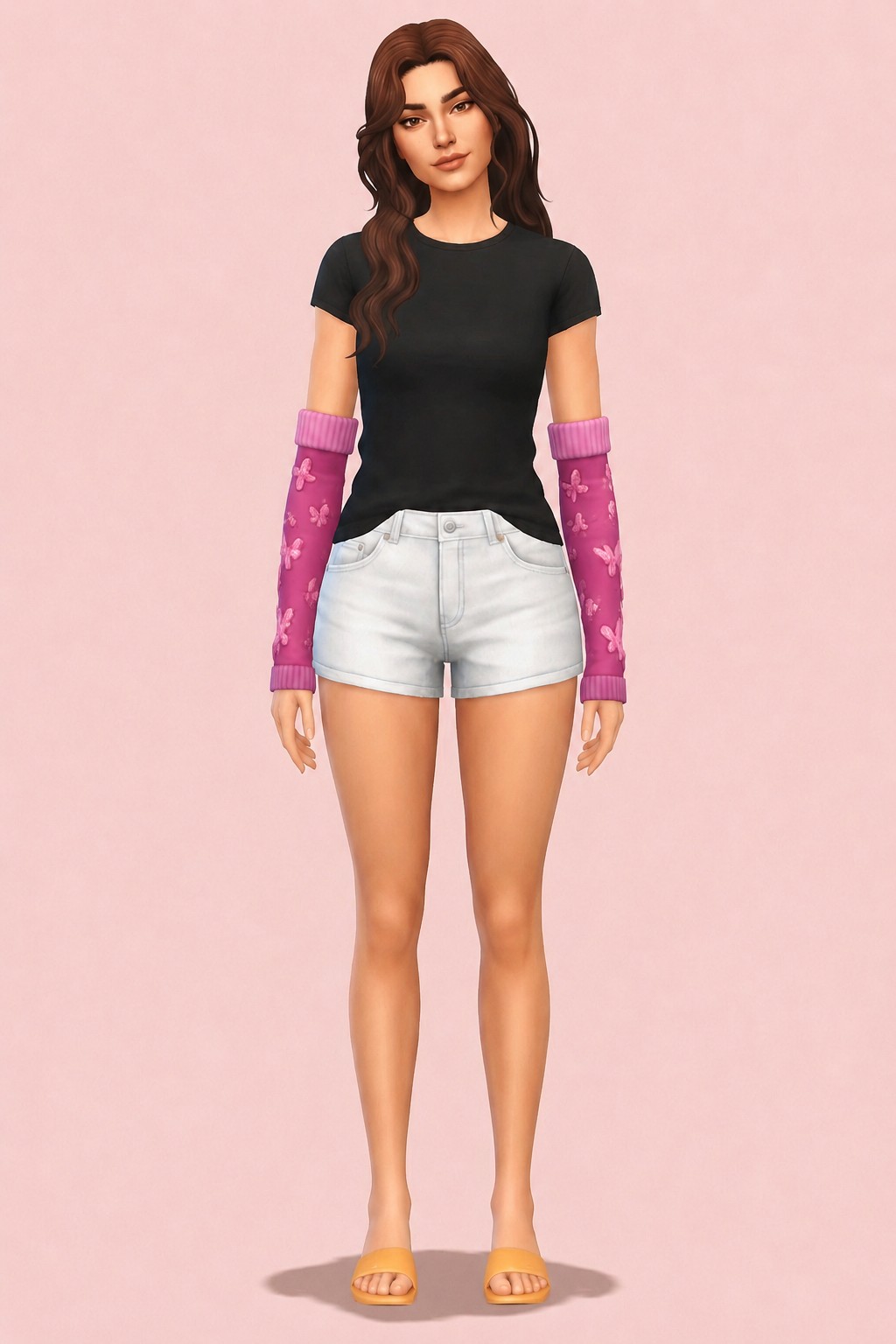 Dragonfly Detached Sleeves custom content (CC) for Sims 4 by trillyke