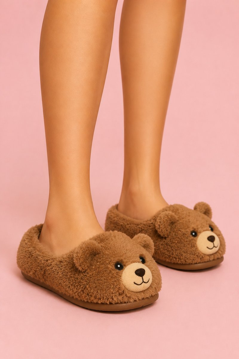Teddy Bear Slippers