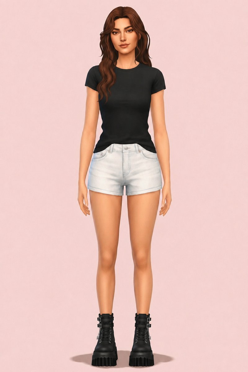 Rush Hour Platform Boots Acc custom content (CC) for Sims 4 by trillyke