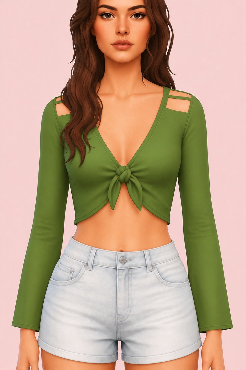 Clara Top custom content (CC) for Sims 4 by trillyke