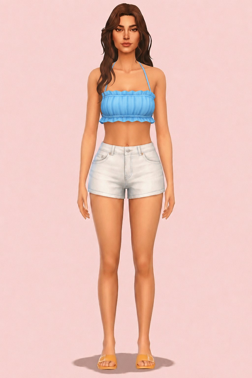 Nicole Top custom content (CC) for Sims 4 by trillyke