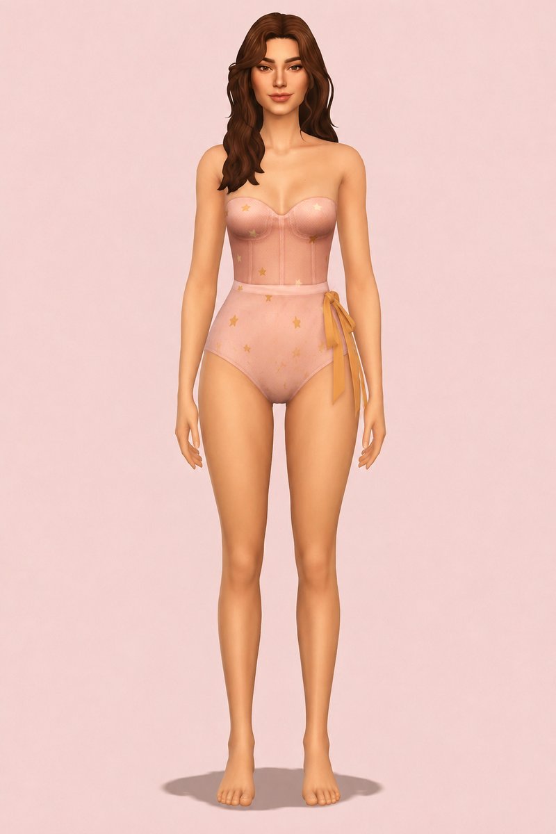 Freya Bodysuit custom content (CC) for Sims 4 by trillyke