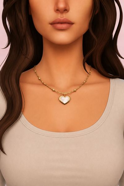 Matilda Necklace custom content (CC) for Sims 4 by trillyke