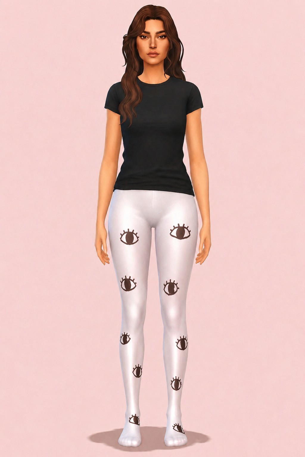Body Rhythm Tights custom content (CC) for Sims 4 by trillyke