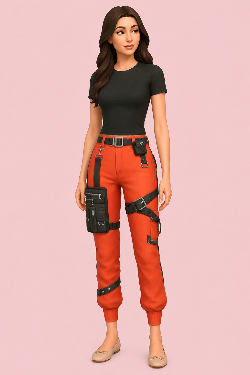 Villain Pants custom content (CC) for Sims 4 by trillyke