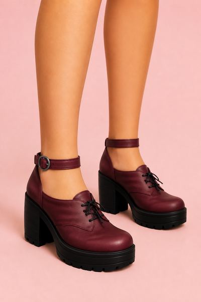 Crush Ankle Strap Boots