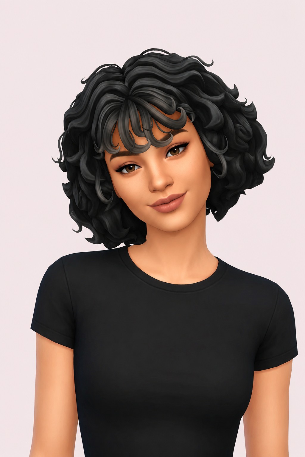 bonnie hair custom content (CC) for Sims 4 by okruee