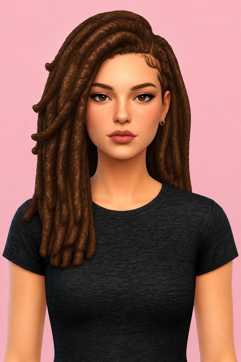 calliope hair custom content (CC) for Sims 4 by okruee
