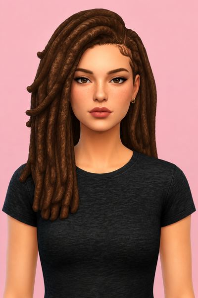 calliope hair custom content (CC) for Sims 4 by okruee