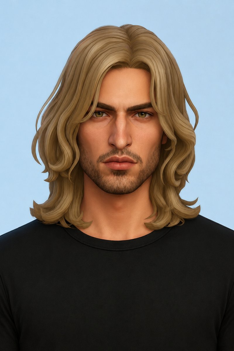 cypress hair custom content (CC) for Sims 4 by okruee