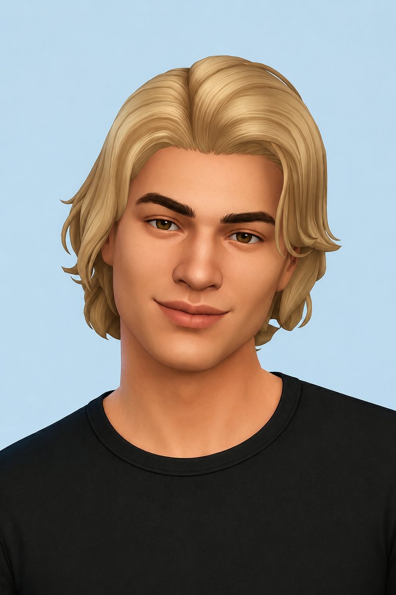 darcy hair custom content (CC) for Sims 4 by okruee