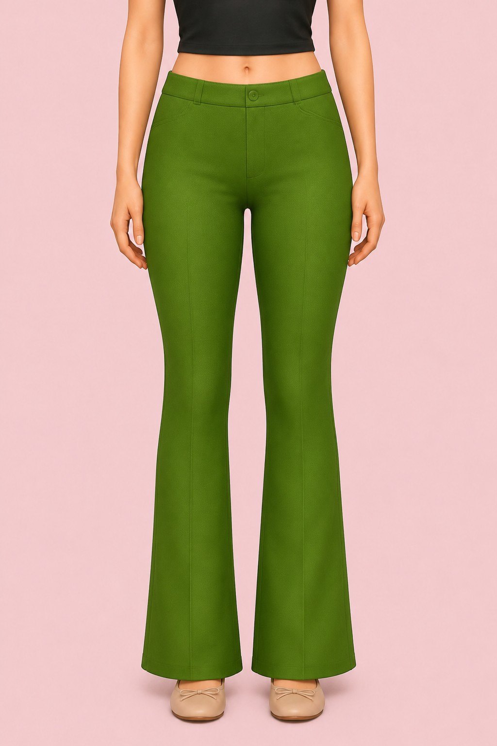 Bombay Flared Pants custom content (CC) for Sims 4 by okruee