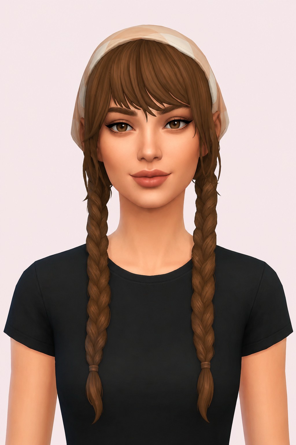 georgia hair custom content (CC) for Sims 4 by okruee
