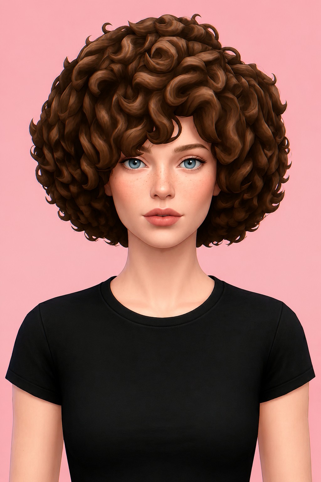 jort hair custom content (CC) for Sims 4 by okruee