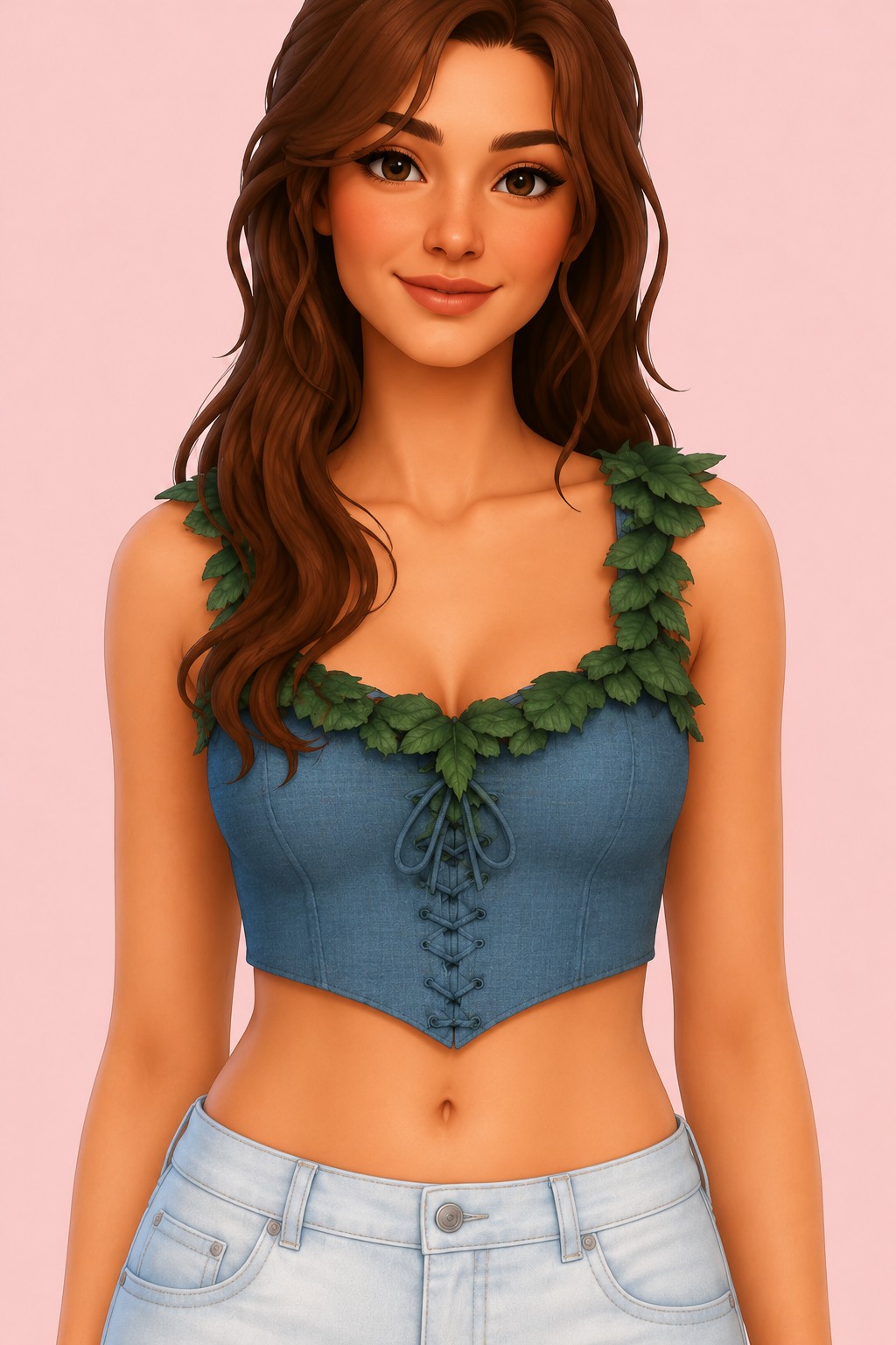 Lacrimosa Top custom content (CC) for Sims 4 by okruee