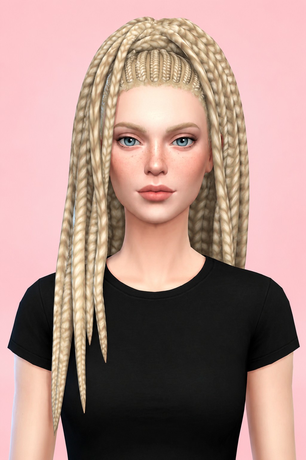 london hair custom content (CC) for Sims 4 by okruee