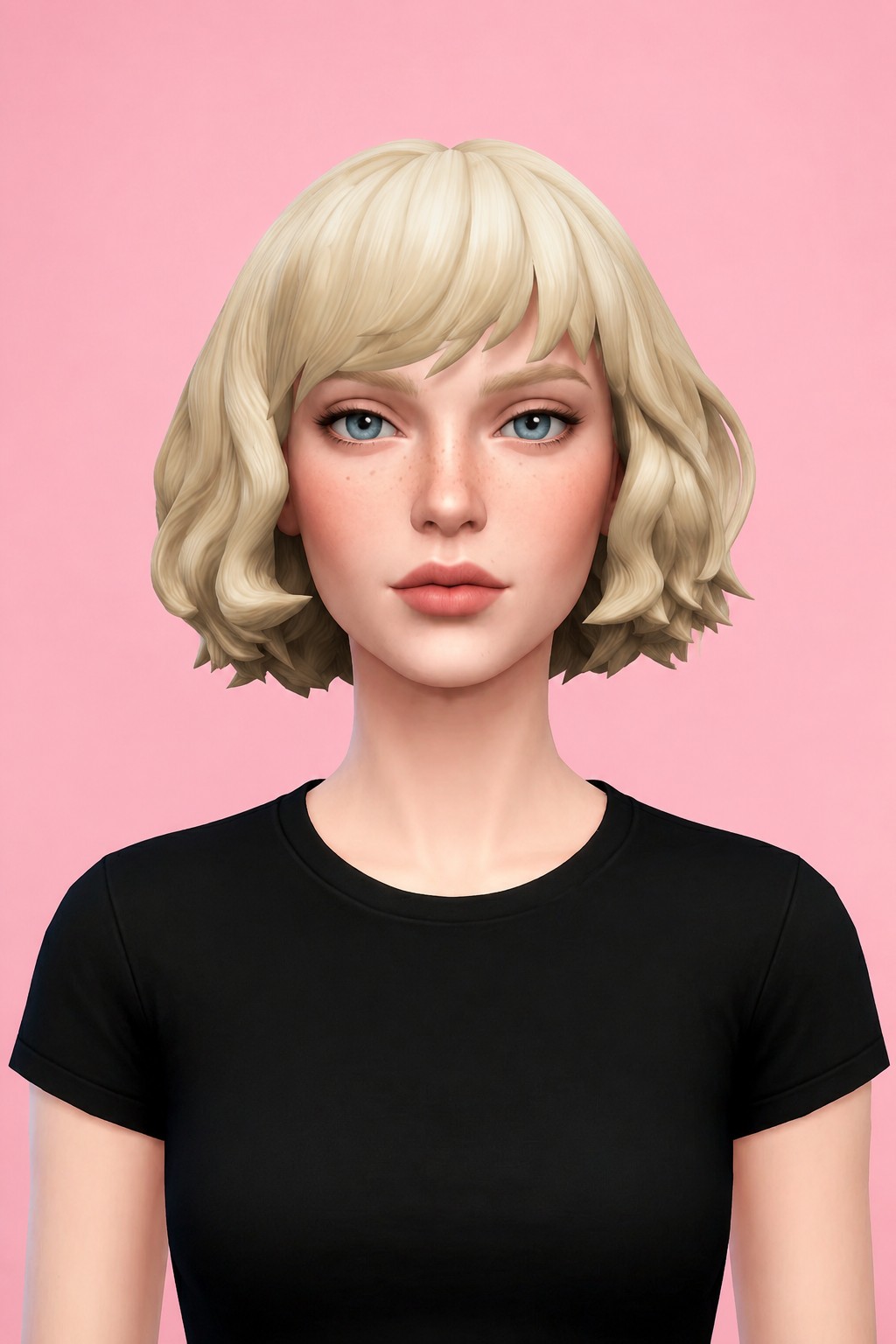 mabel hair custom content (CC) for Sims 4 by okruee