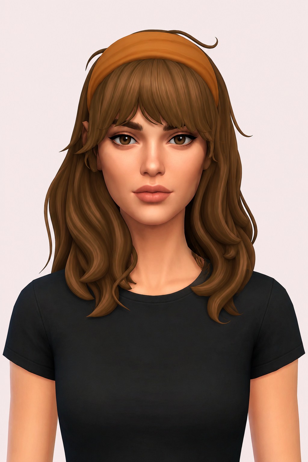 marg hair custom content (CC) for Sims 4 by okruee