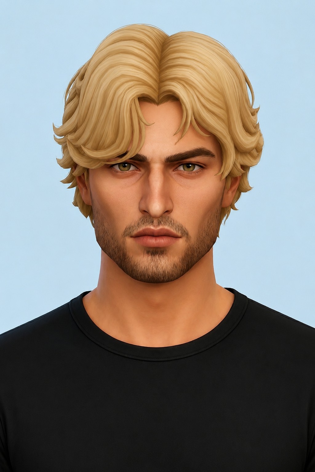 max hair custom content (CC) for Sims 4 by okruee