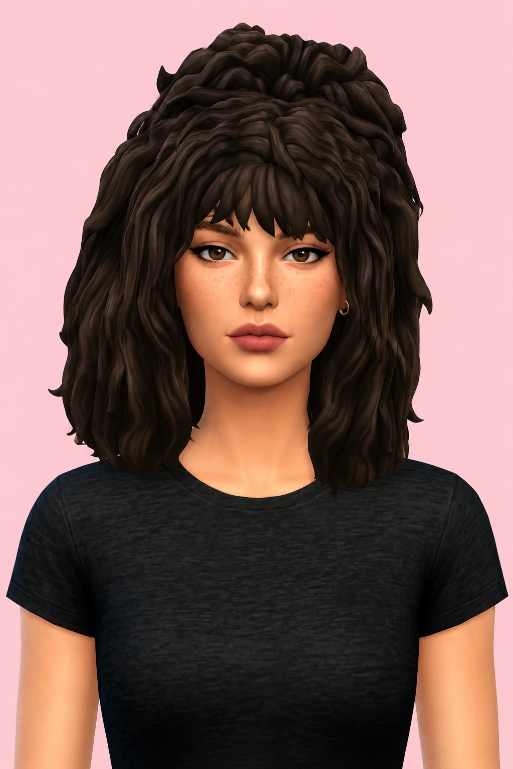 twyla hair custom content (CC) for Sims 4 by okruee
