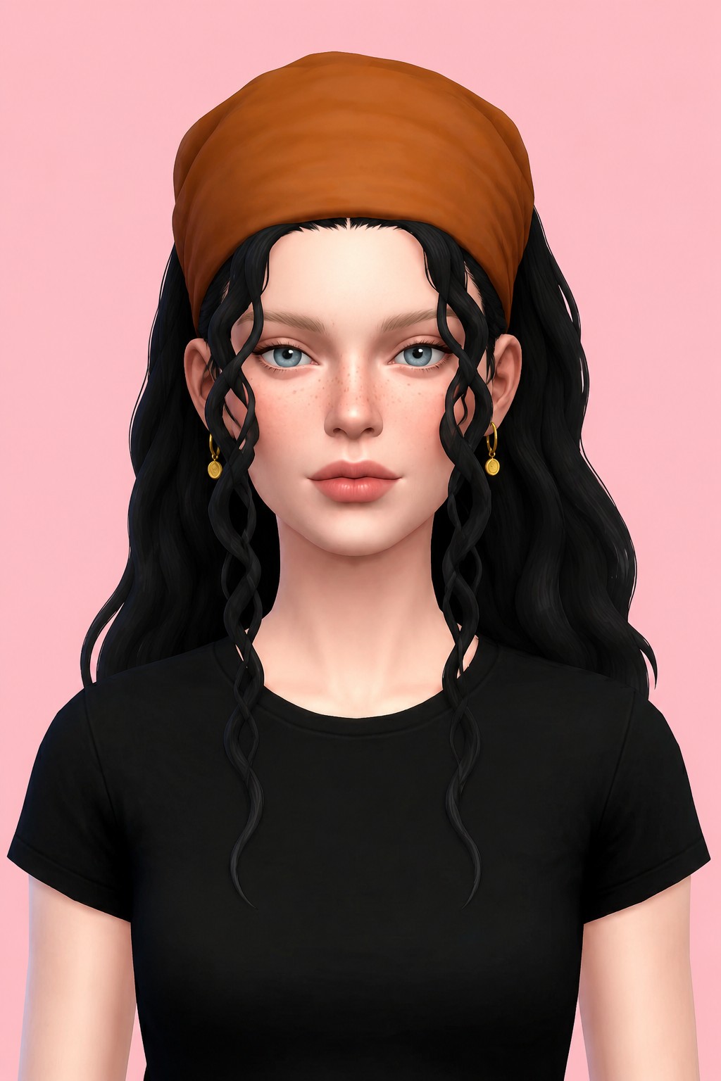 venus hair custom content (CC) for Sims 4 by okruee