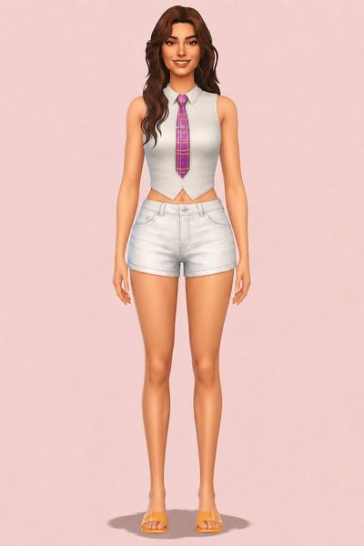 Paula Shirt custom content (CC) for Sims 4 by clumsyalien
