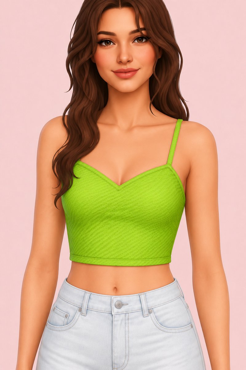 Amanda Top custom content (CC) for Sims 4 by clumsyalien