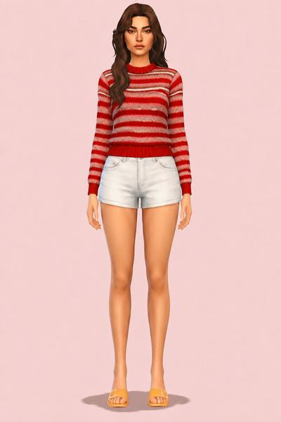 Coco Sweater custom content (CC) for Sims 4 by clumsyalien