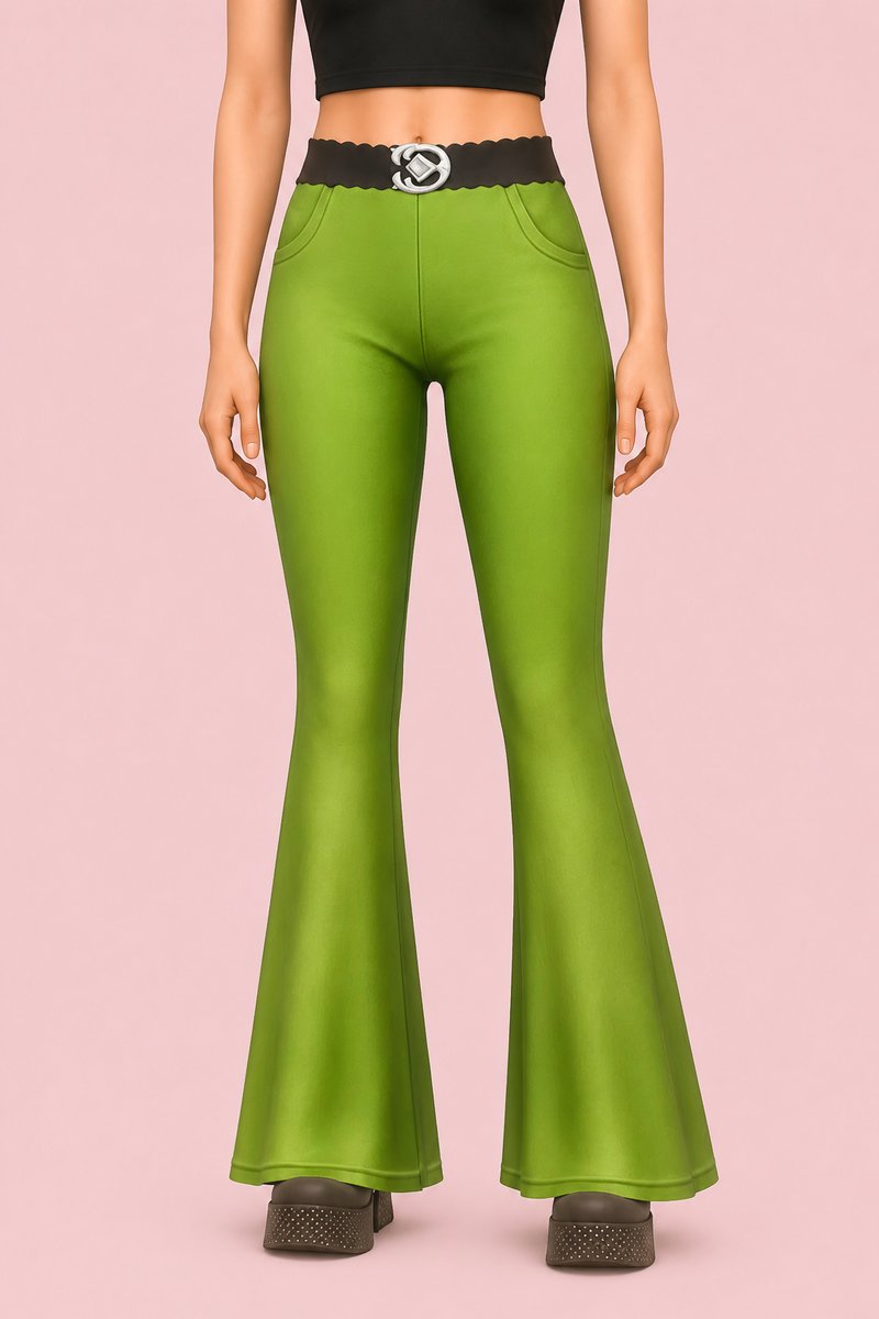 Aeris Pants custom content (CC) for Sims 4 by clumsyalien