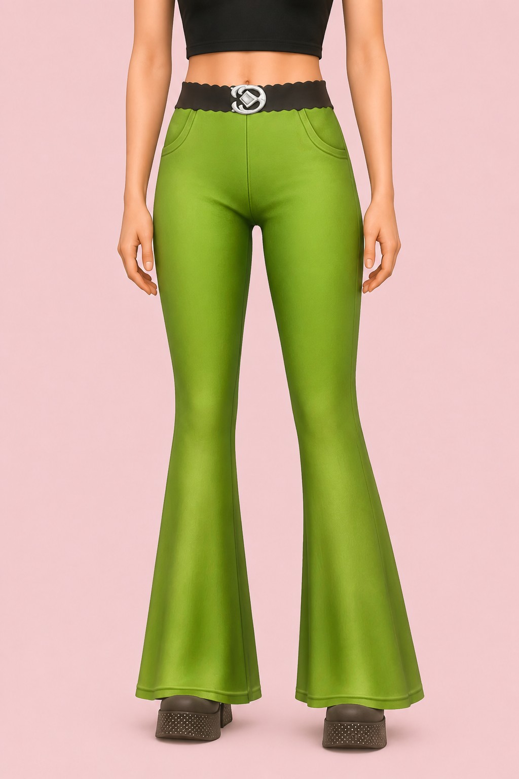 Aeris Pants custom content (CC) for Sims 4 by clumsyalien