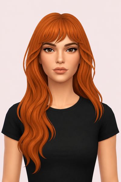 Brianna Hair custom content (CC) for Sims 4 by clumsyalien