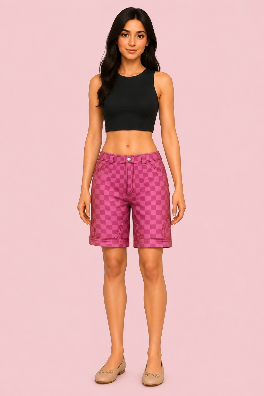 Amanda Shorts custom content (CC) for Sims 4 by clumsyalien