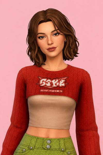 Shannon Hair custom content (CC) for Sims 4 by clumsyalien