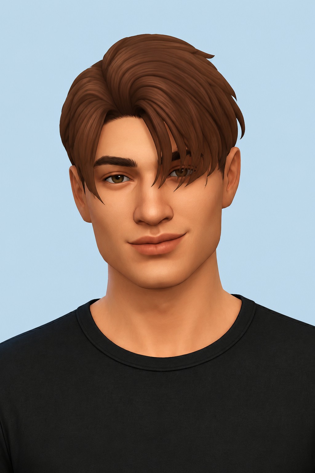Melvin Hair custom content (CC) for Sims 4 by clumsyalien