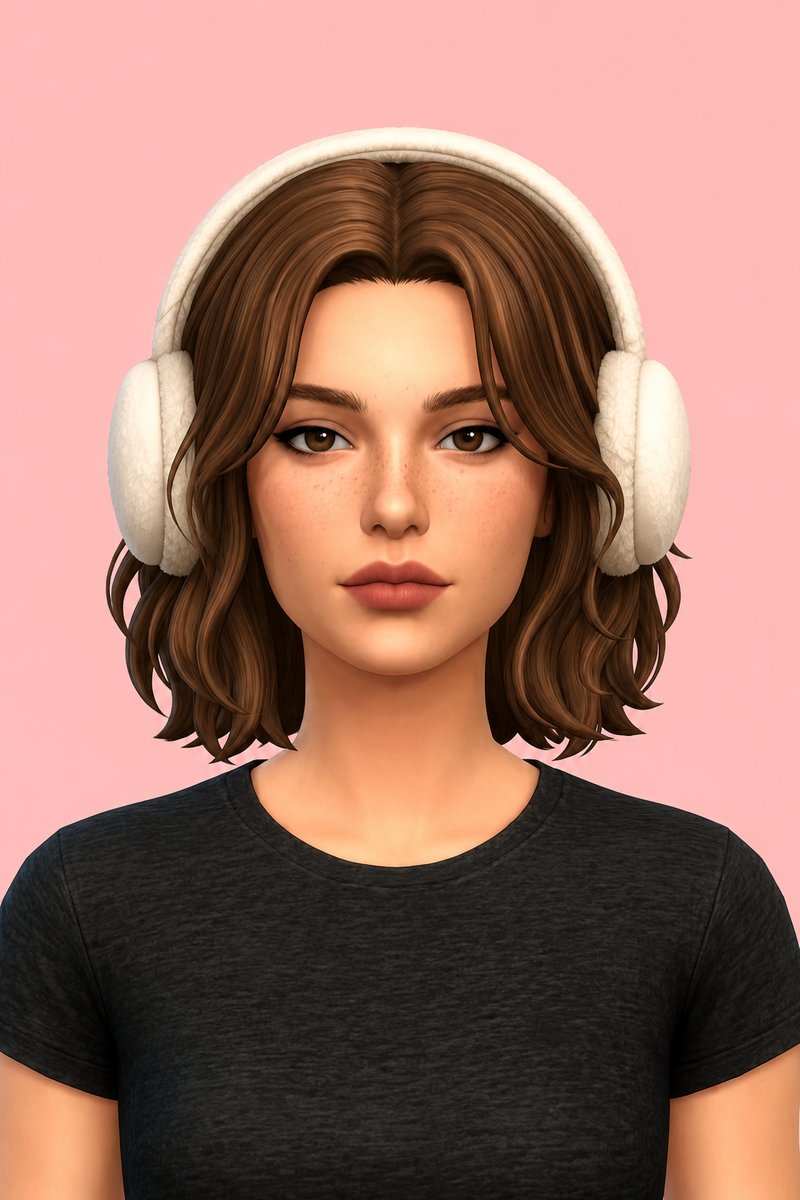 Nelly Earmuffs custom content (CC) for Sims 4 by clumsyalien