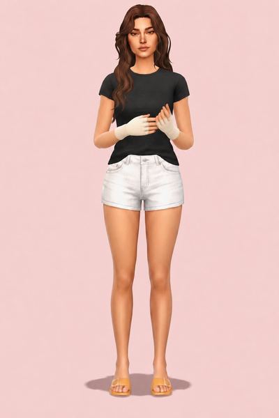 Sadie Gloves custom content (CC) for Sims 4 by clumsyalien