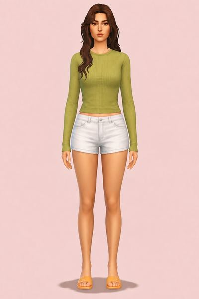 Ridge T-Shirt custom content (CC) for Sims 4 by clumsyalien