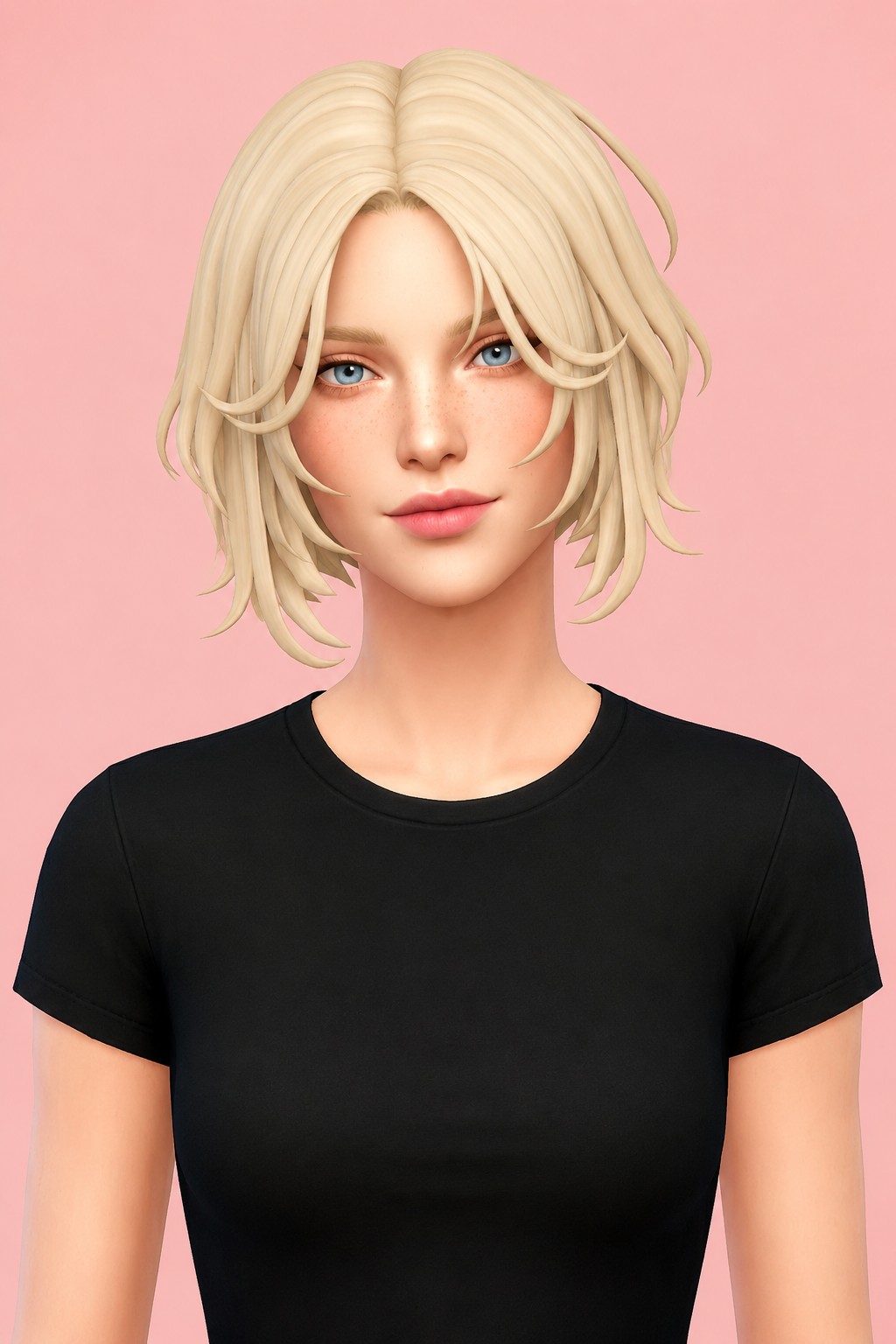Casey Hair custom content (CC) for Sims 4 by clumsyalien