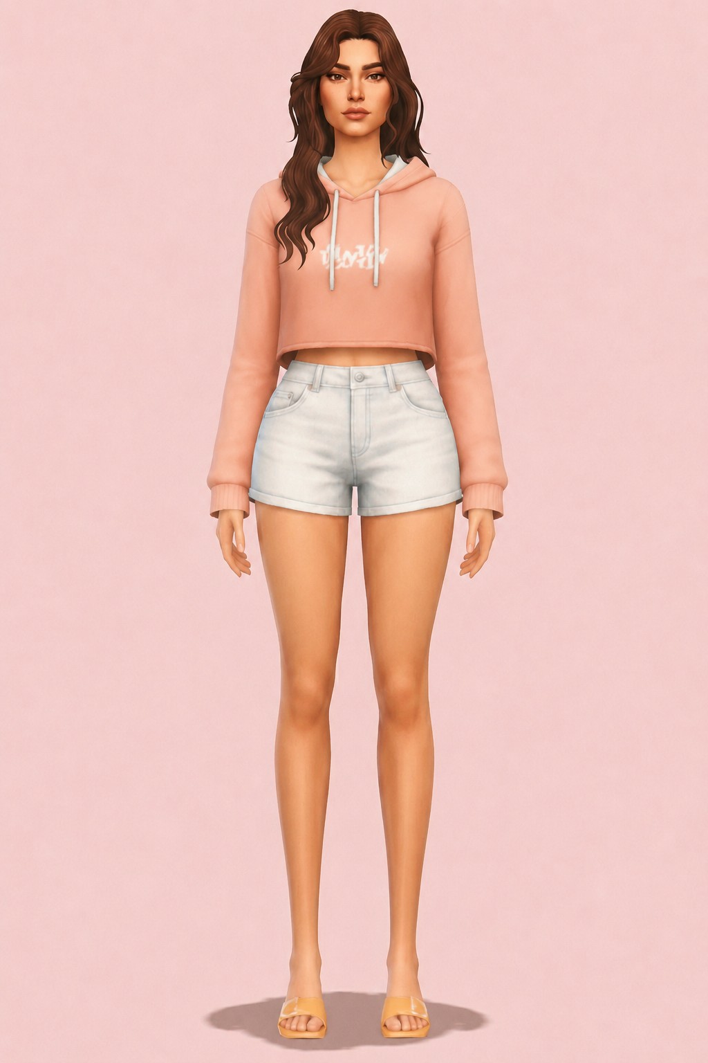 Felicia Hoodie custom content (CC) for Sims 4 by clumsyalien