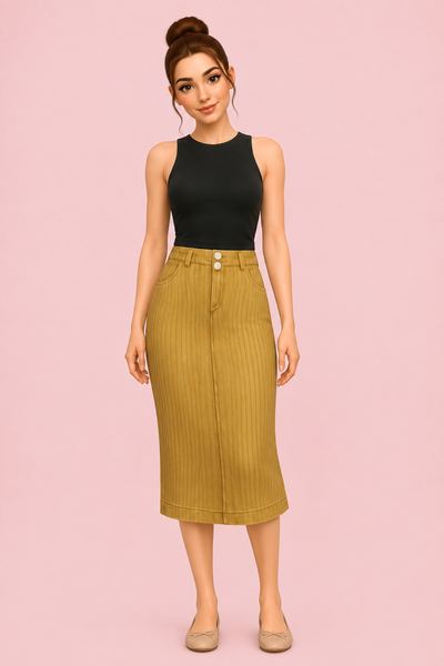 Greta Skirt custom content (CC) for Sims 4 by clumsyalien